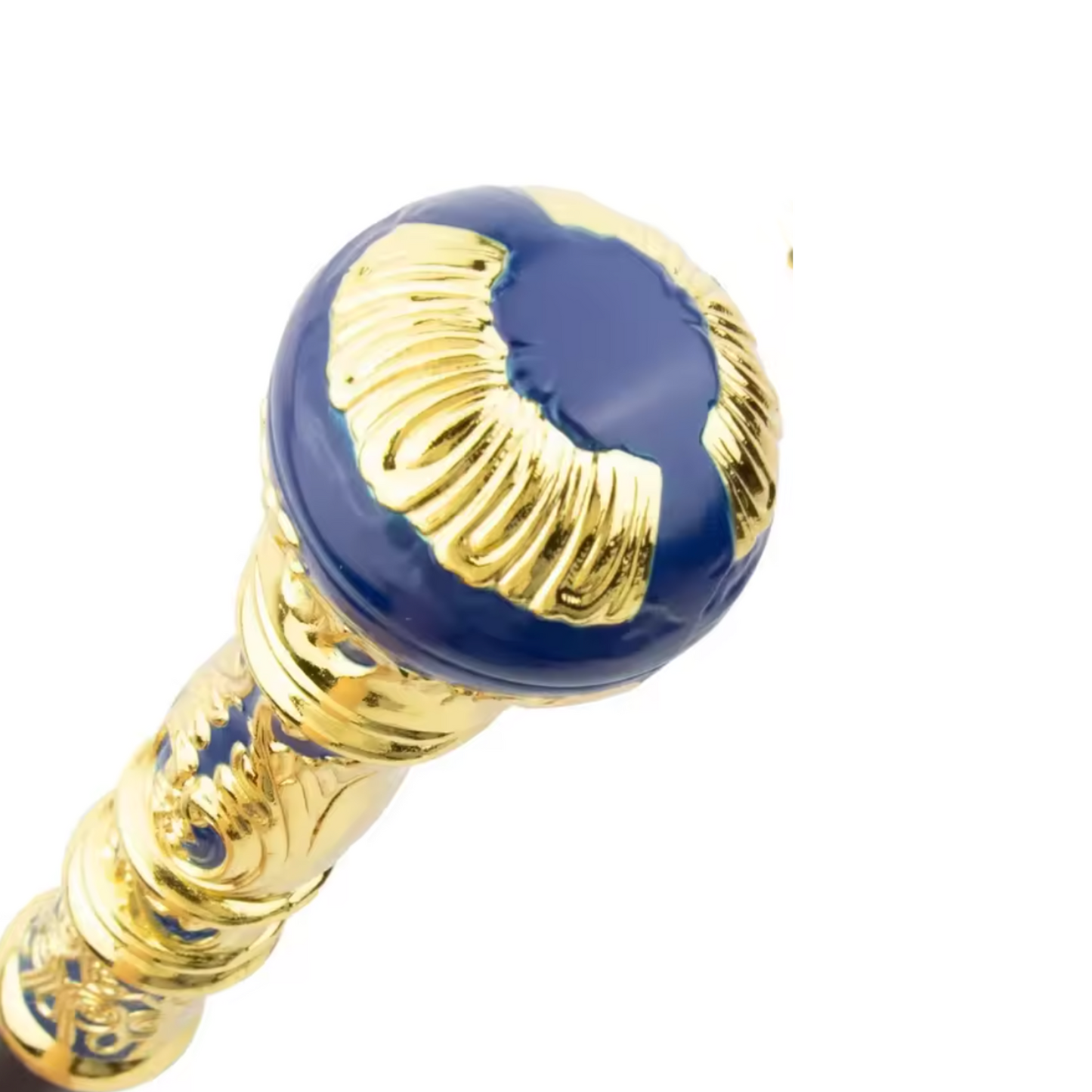 Elegant Cane – Blue Gold Round