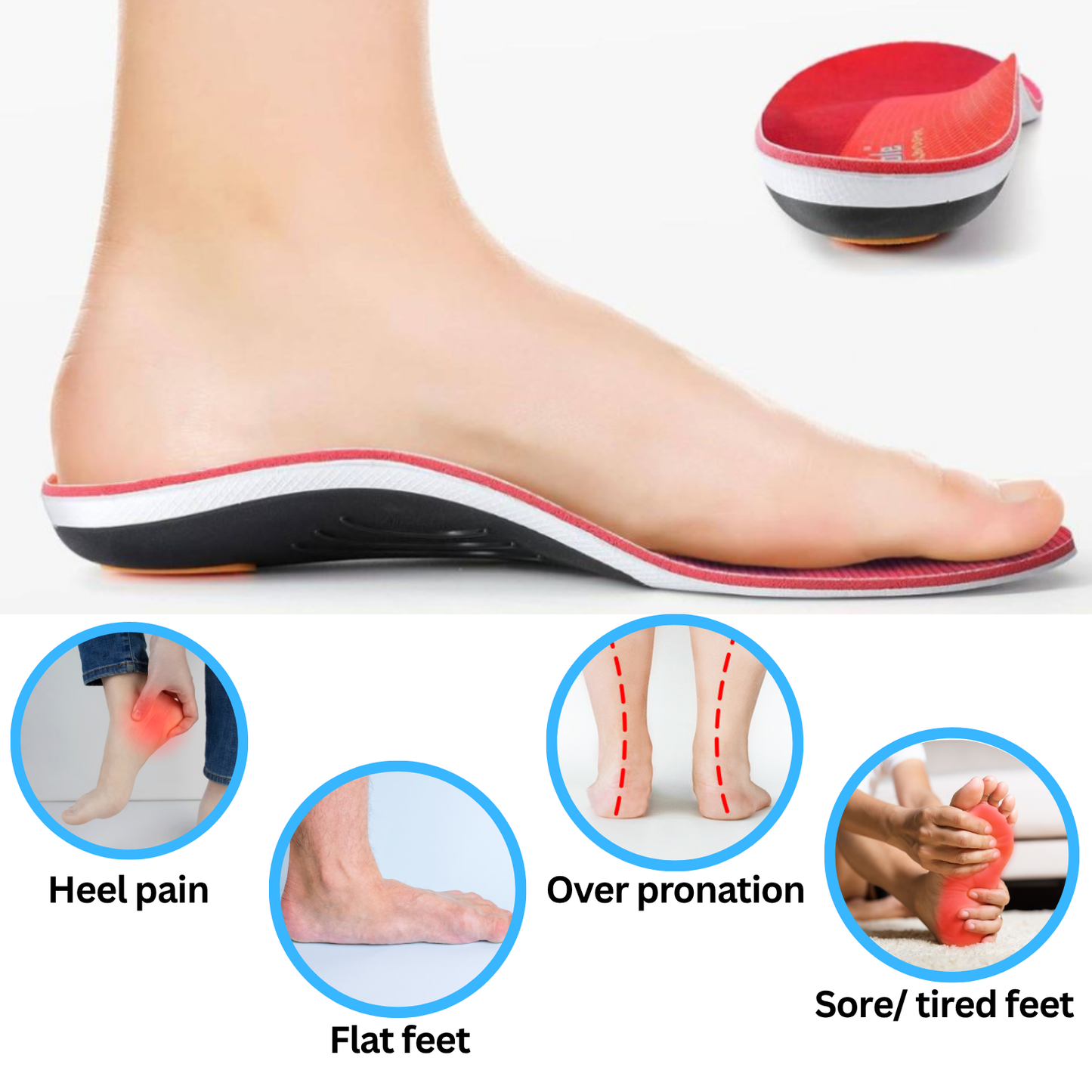 Orthopedic Foot Insoles